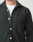 CHARLESTON GREEN REGULAR FIT SHACKET