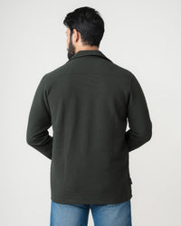 CHARLESTON GREEN REGULAR FIT SHACKET