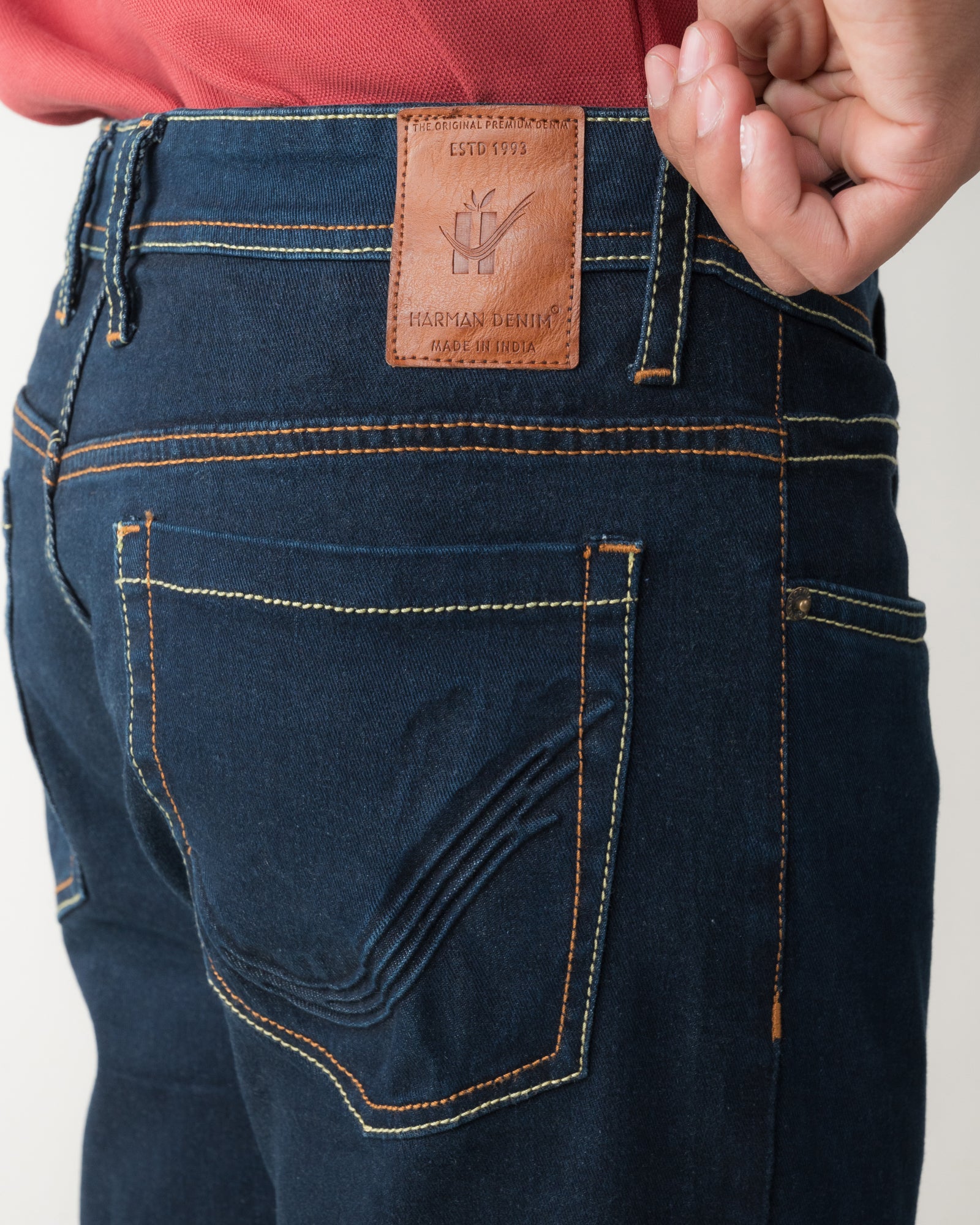 BLUE INDIGO FLOW REGULAR FIT JEANS