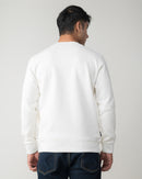 WHITE REGULAR FIT SWEATSHIRT