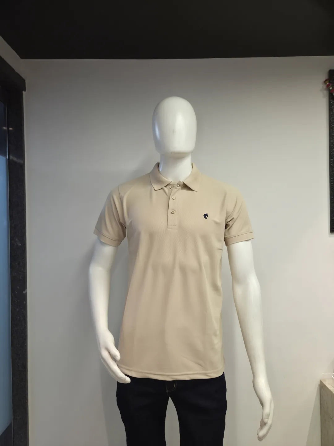 Beige - Men's Polo T-Shirt