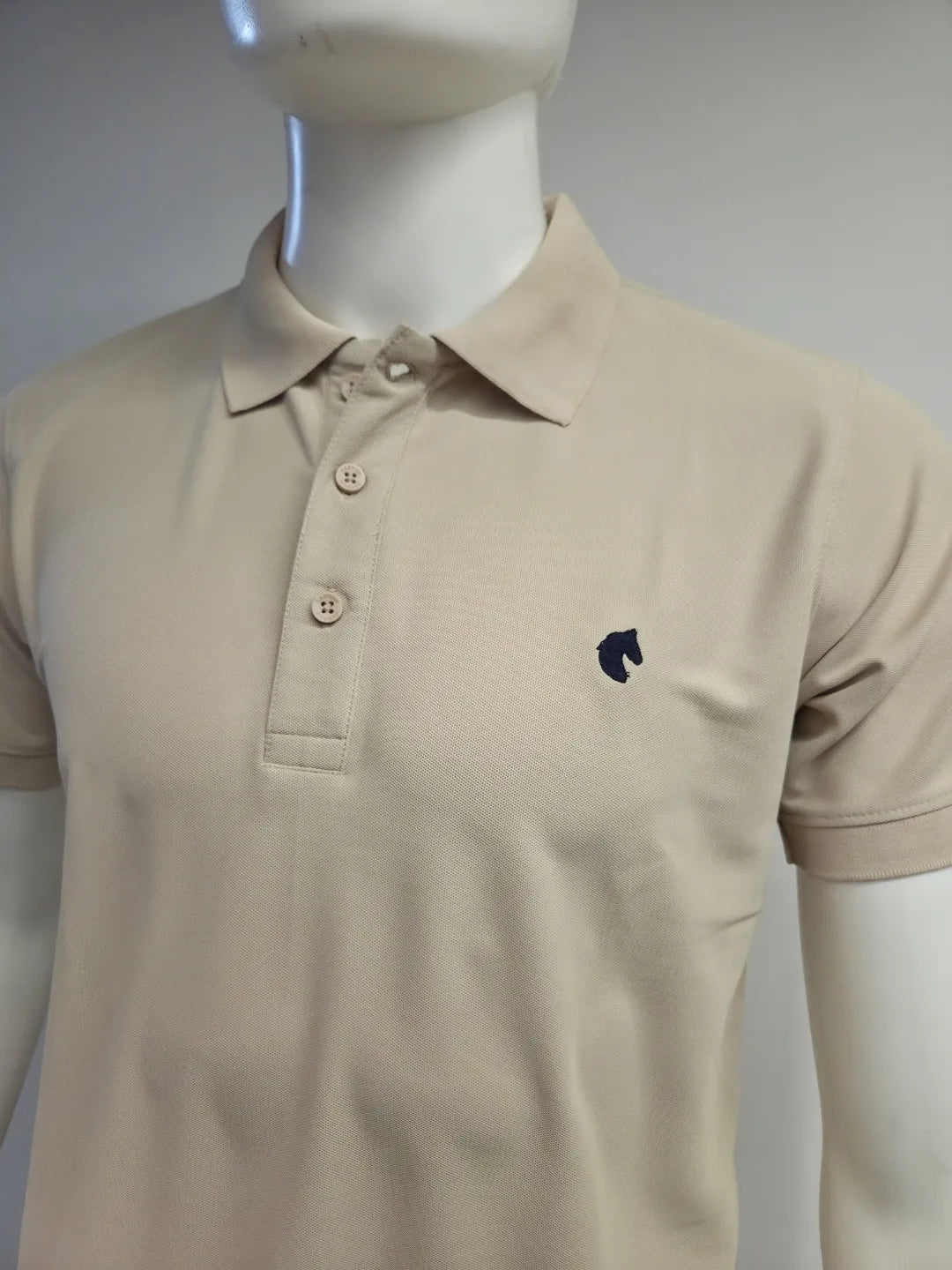 Beige - Men's Polo T-Shirt