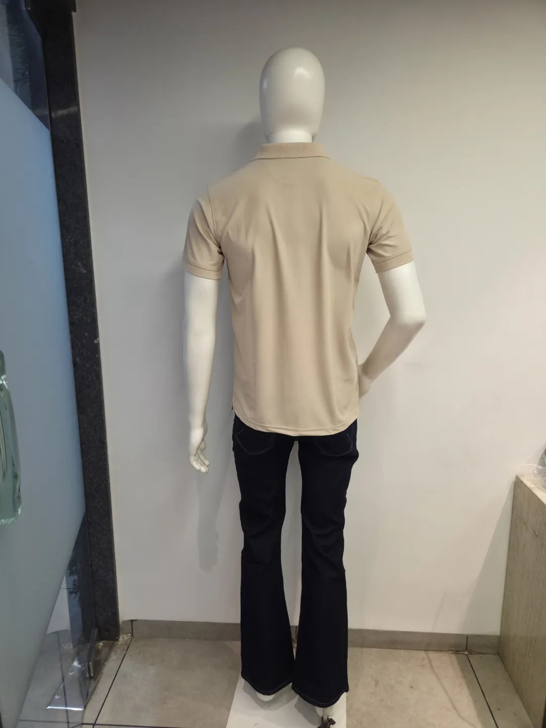 Beige - Men's Polo T-Shirt
