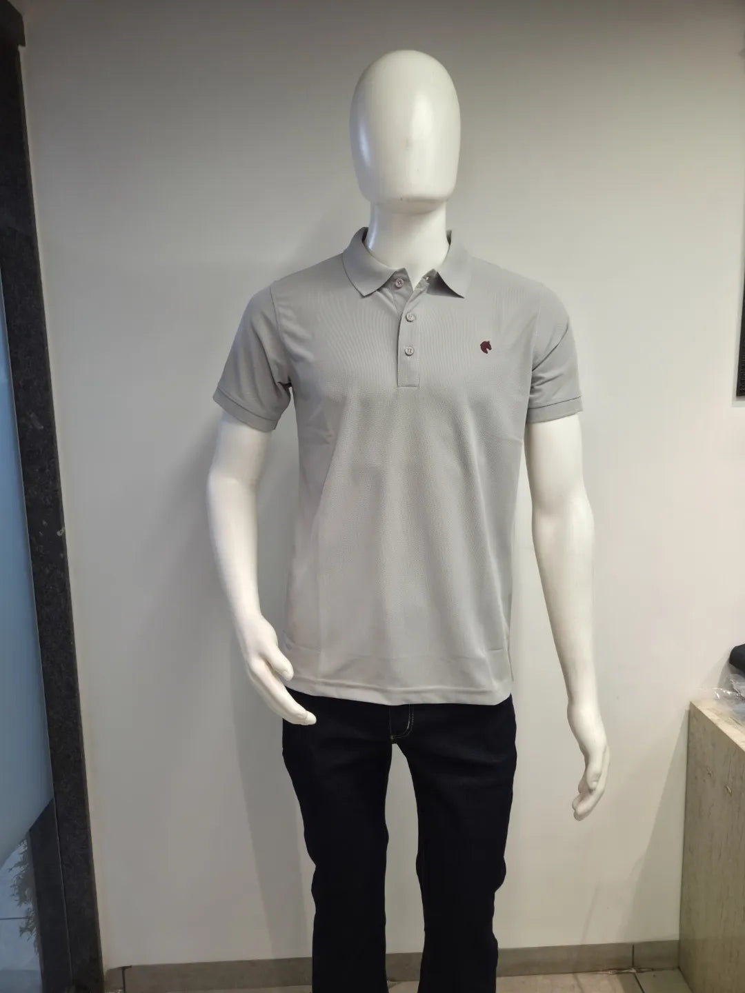 Light Gray - Men's Polo T-Shirt