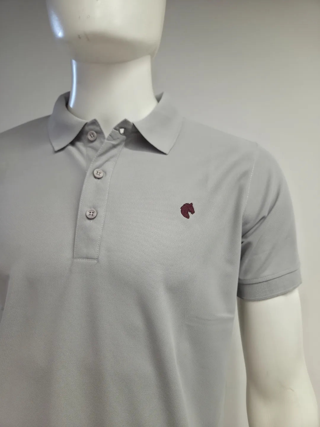 Light Gray - Men's Polo T-Shirt