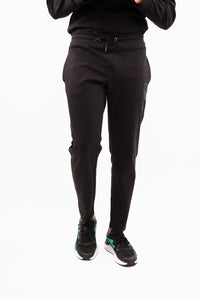 Black Regular Fit Track Pant