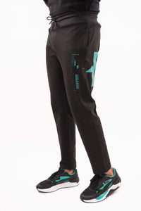 Black Regular Fit Track Pant