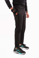 Black Regular Fit Track Pant