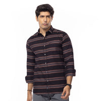 Black Stripes Slim Fit Shirt