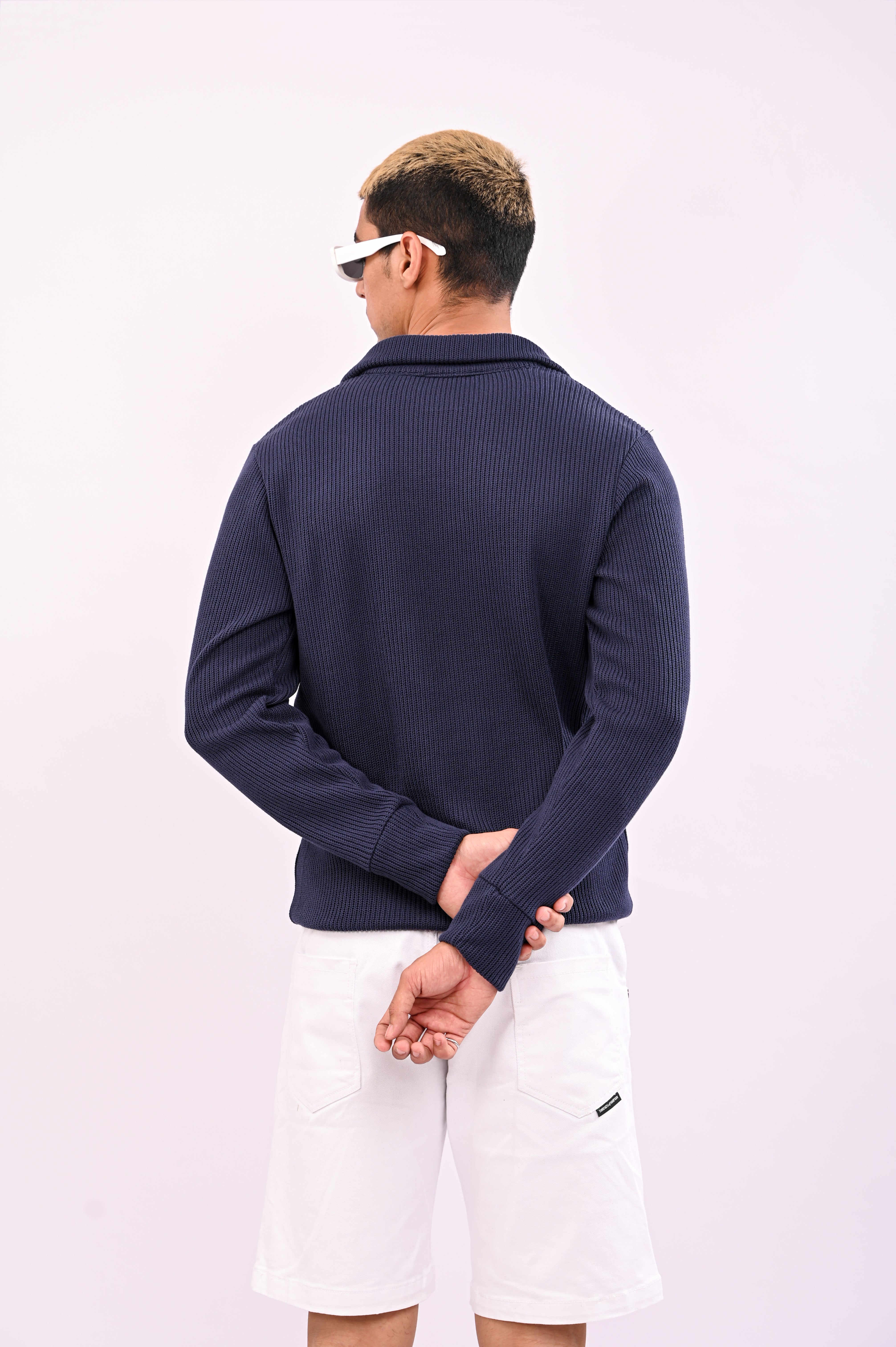 Dark Navy Regular Fit Sweater