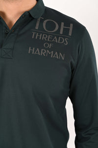 Dark Emerald Green Polo T-Shirt