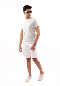 White Regular Fit Tshirt