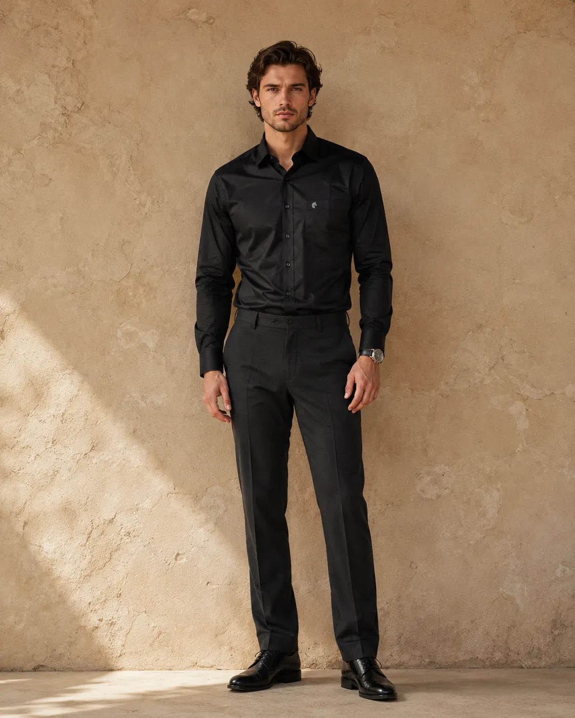 Black - Premium Giza Cotton Formal Shirt