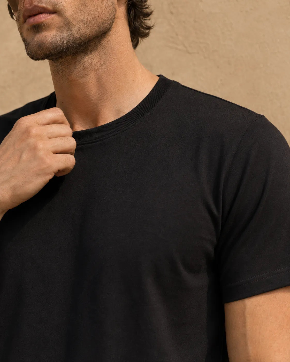 Black - Regular Fit Plain T-Shirt