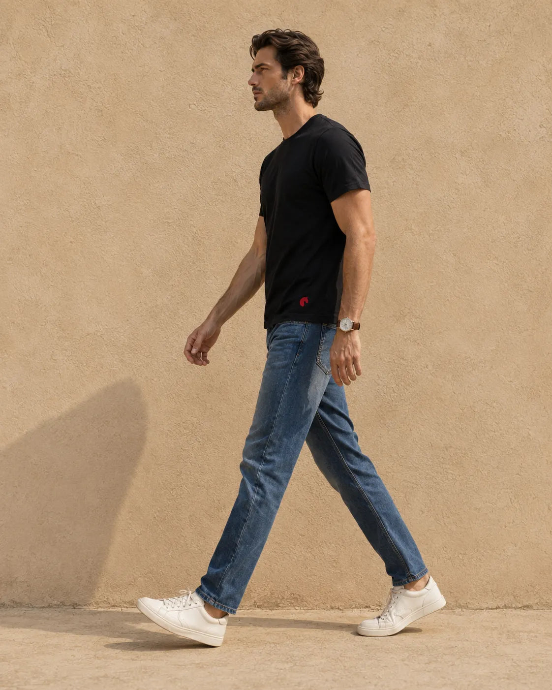 Black - Regular Fit Plain T-Shirt
