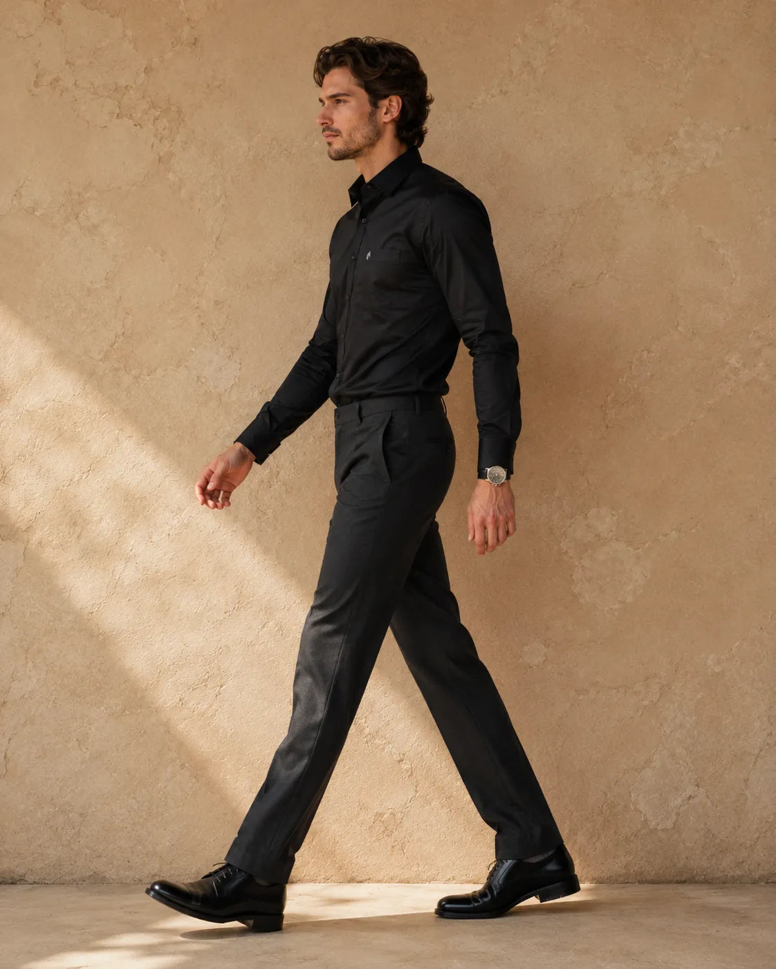 Black - Premium Giza Cotton Formal Shirt