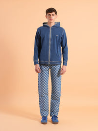 LIGHT BLUE Regular Fit Hoodie