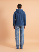 LIGHT BLUE Regular Fit Hoodie