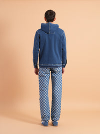 LIGHT BLUE Regular Fit Hoodie