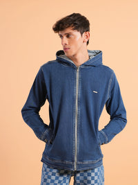 LIGHT BLUE Regular Fit Hoodie