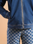 LIGHT BLUE Regular Fit Hoodie