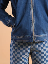 LIGHT BLUE Regular Fit Hoodie