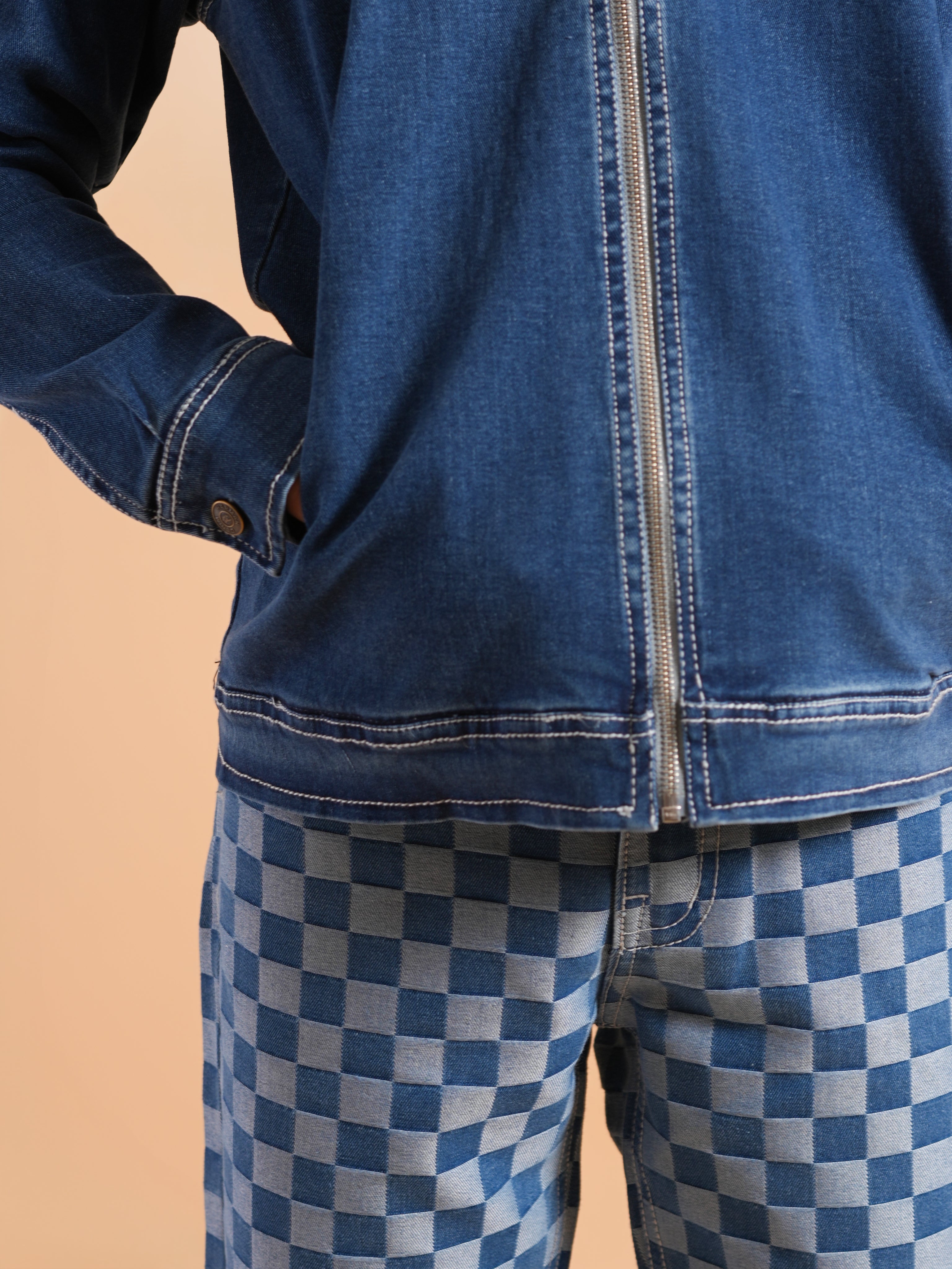 LIGHT BLUE Regular Fit Hoodie