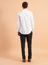 Moon White Embroidered Shirt