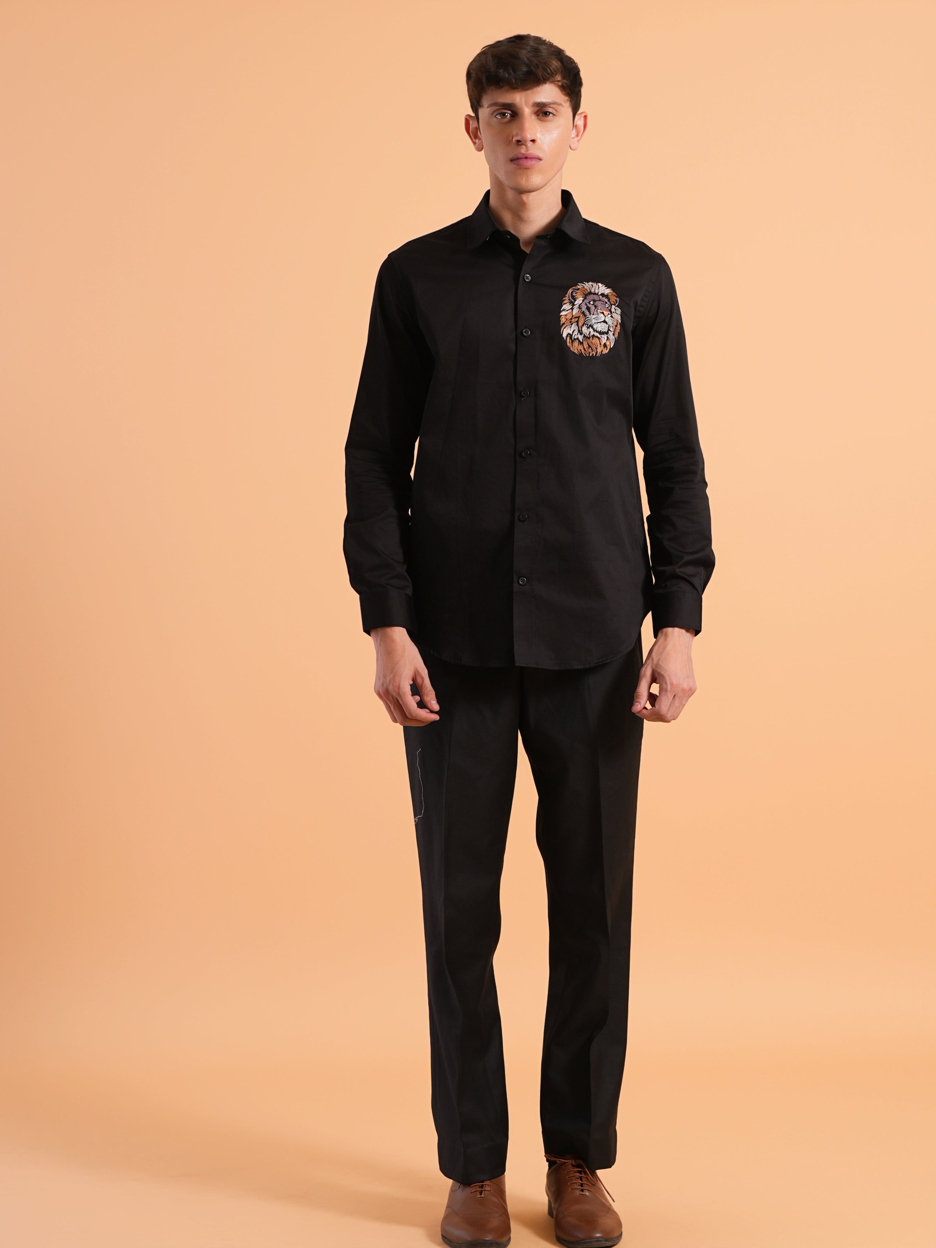 Z Black Embroidered Shirt