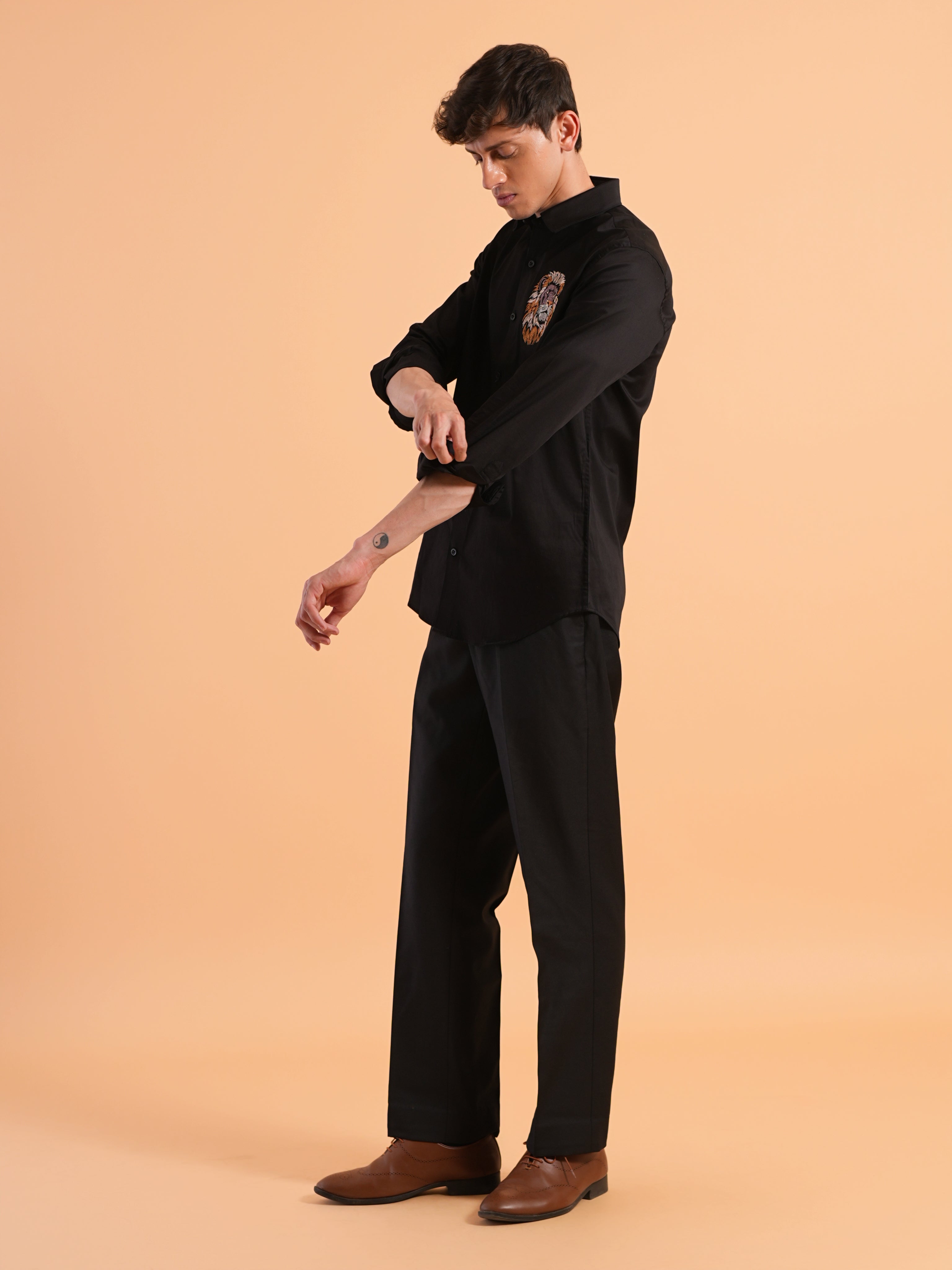 Z Black Embroidered Shirt