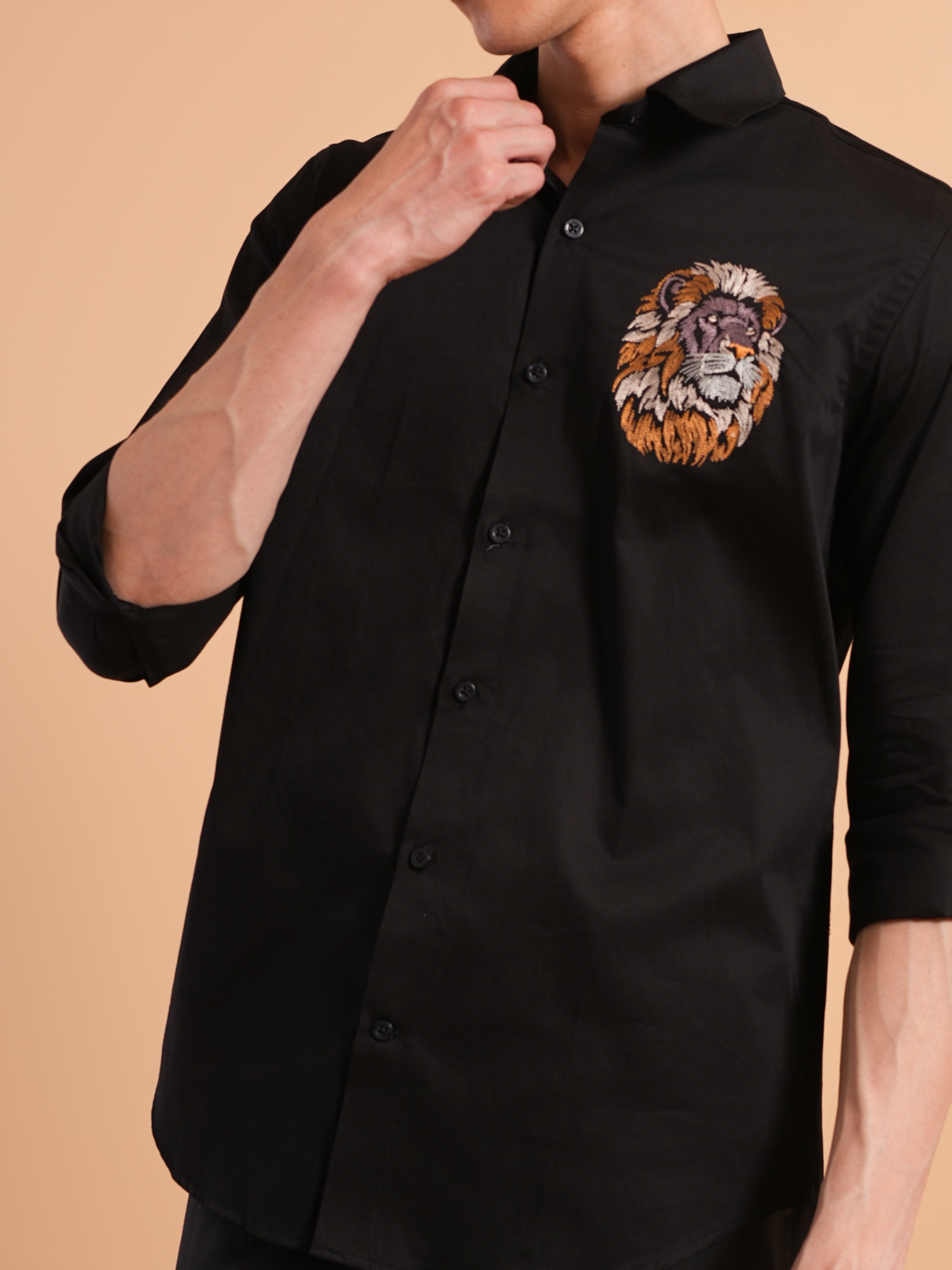 Z Black Embroidered Shirt
