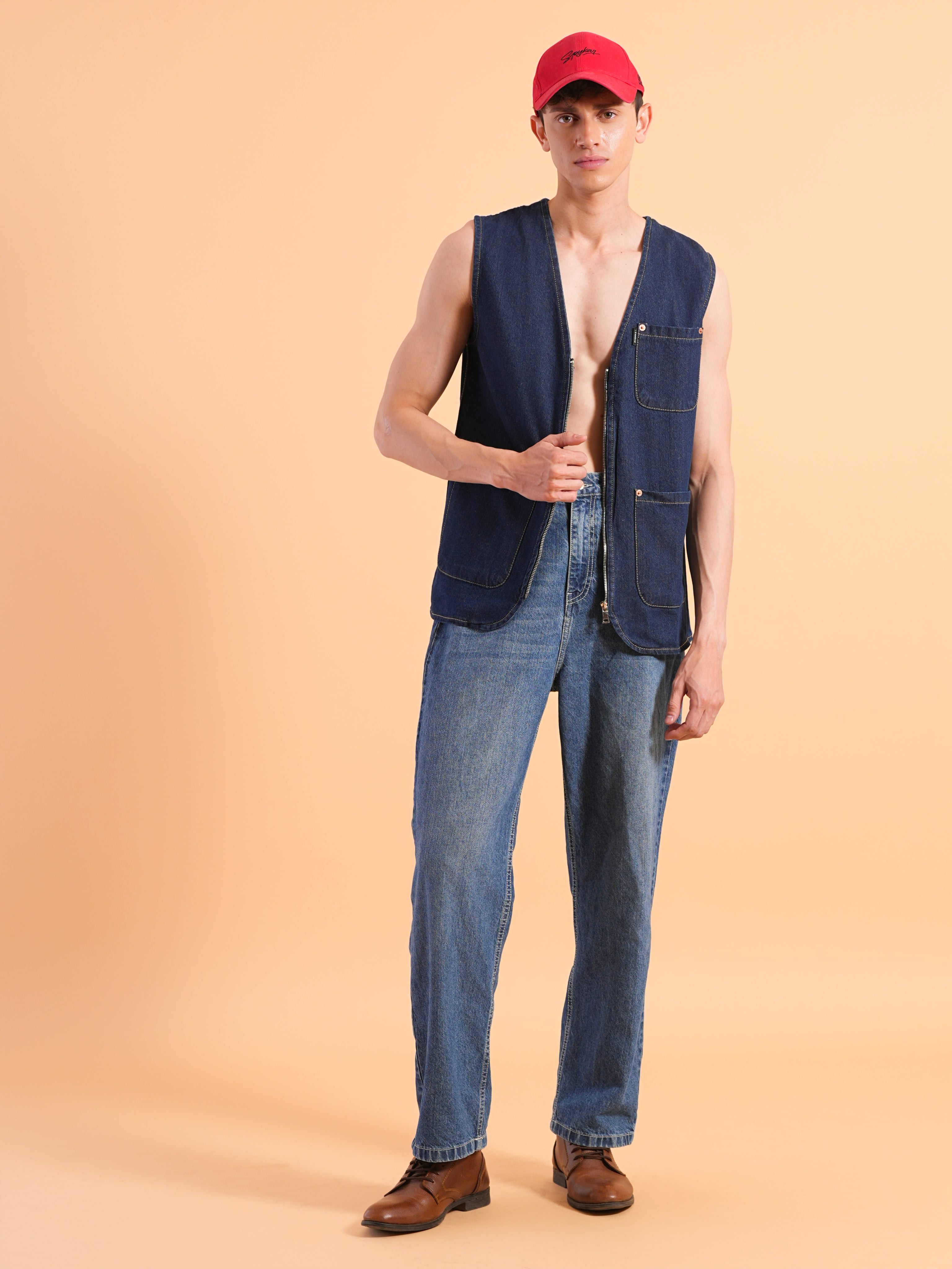 Indigo Edge Denim Vest