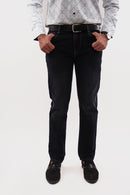 Jet Black Regular Fit Denim