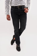 Jet Black Regular Fit Denim