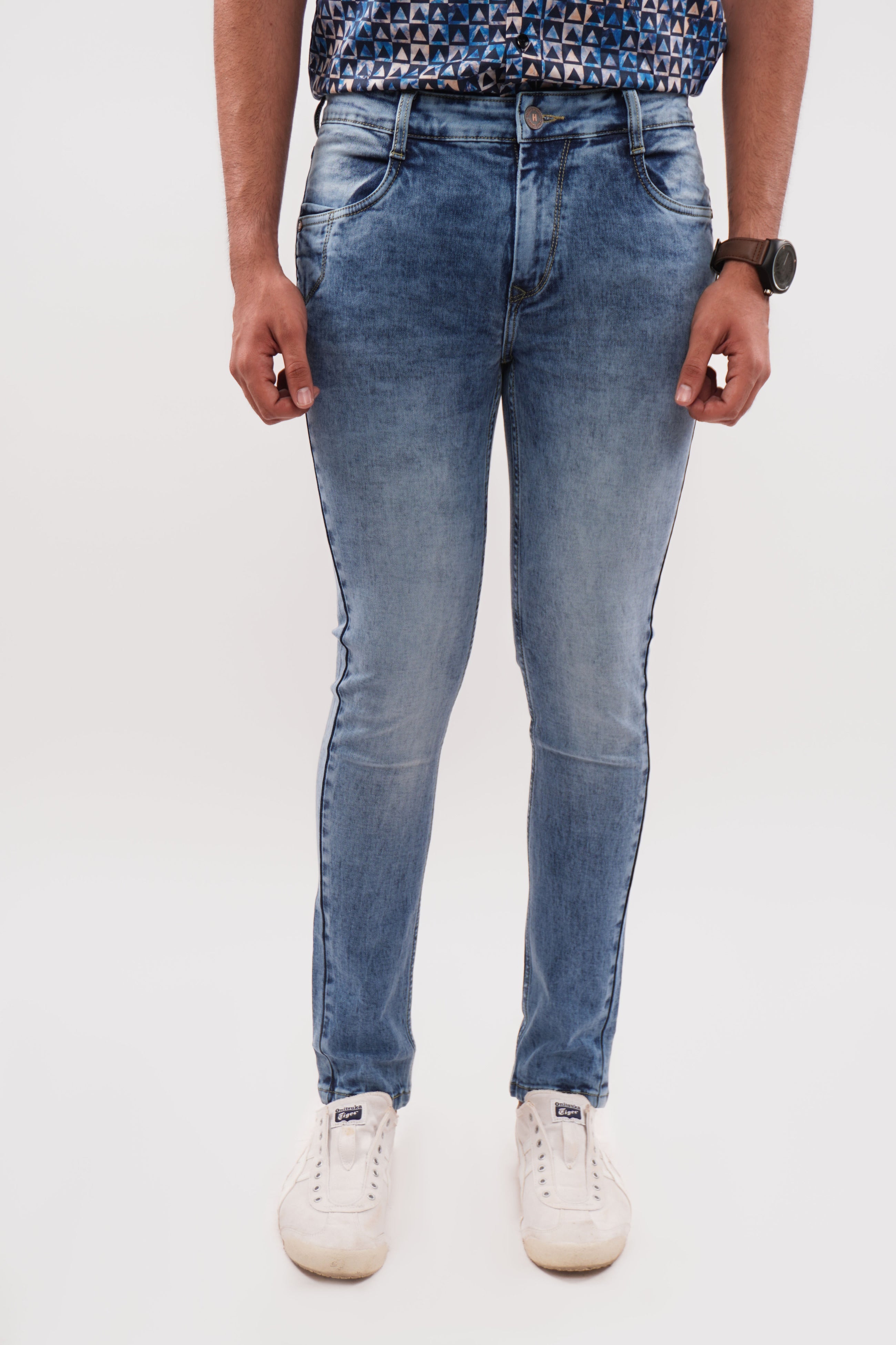 Indigo Blue Skinny Fit Denim