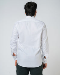 Snowfall White Slim Fit Shirt