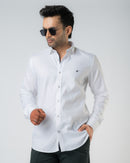 Snowfall White Slim Fit Shirt