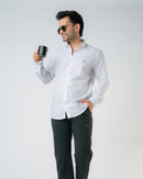 Snowfall White Slim Fit Shirt