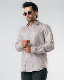 Iris Glow Jacquard Slim Fit Shirt