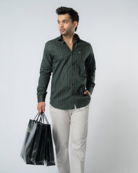 Military Green Slim Fit Shirt