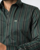 Military Green Slim Fit Shirt