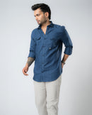 Indigo Slim Fit Shirt