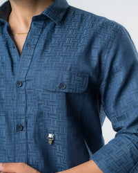 Indigo Slim Fit Shirt