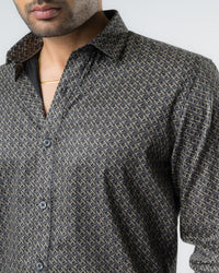 Charcoal Tide Slim Fit Shirt