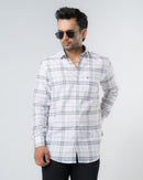 White Horizon Regular Fit Shirt