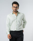 Pastel Green Slim Fit Shirt