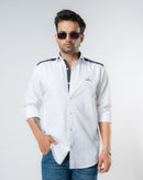 Alabaster White Slim Fit Shirt