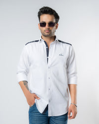 Alabaster White Slim Fit Shirt