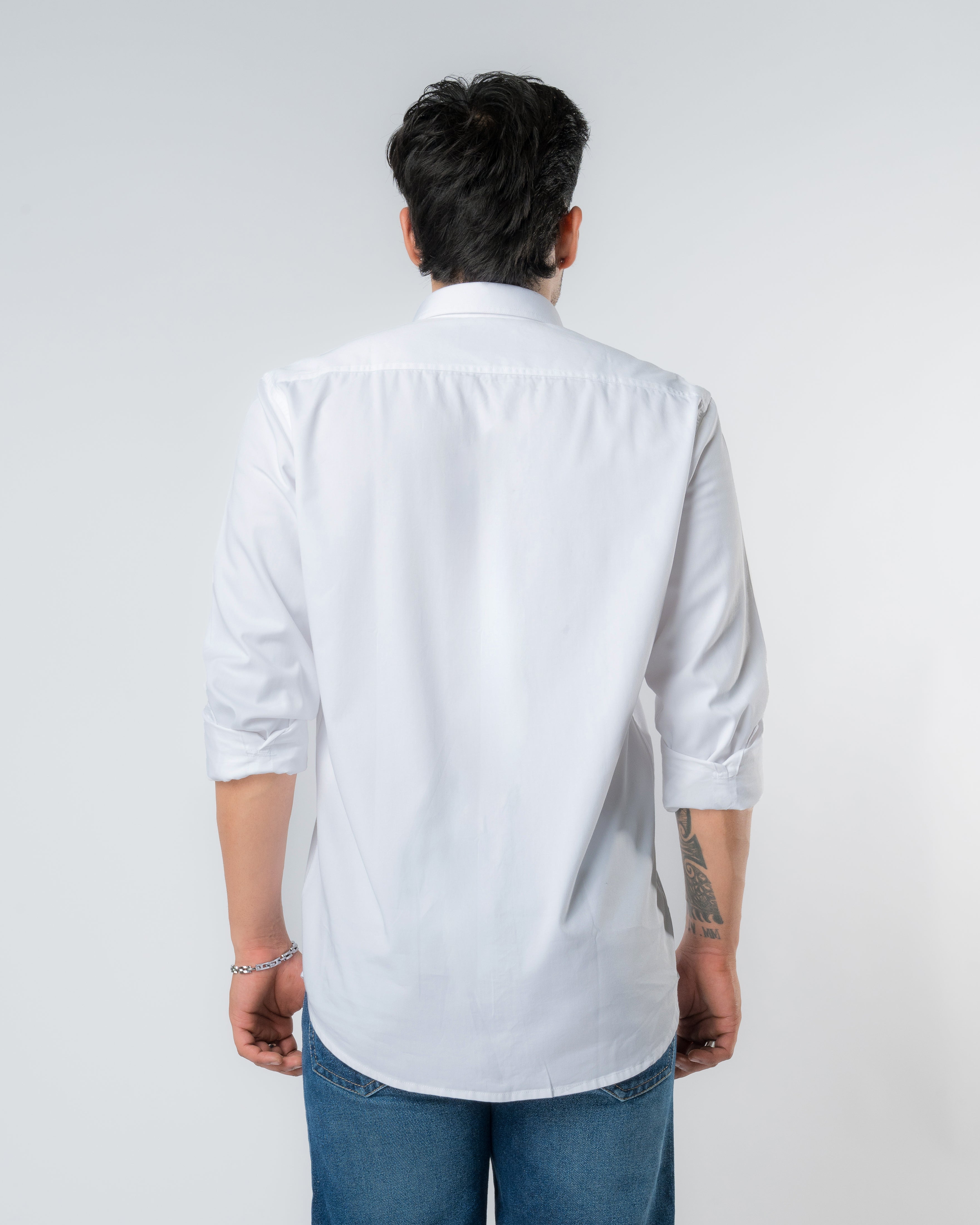 Alabaster White Slim Fit Shirt