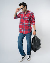 Redwood Checks Regular Fit Shirt